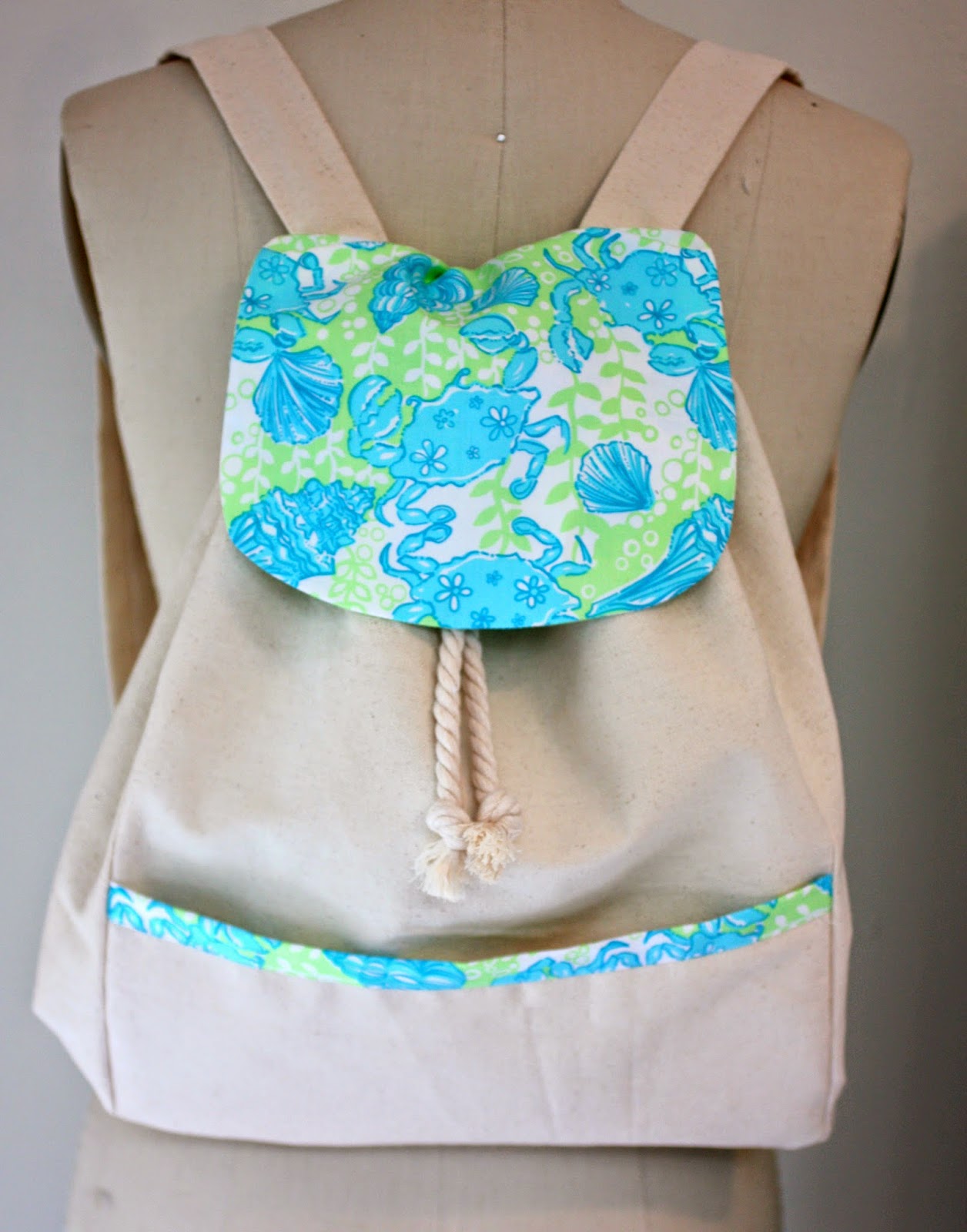Sip Sew Savannah Back to School Lilly Backpack Tutorial
