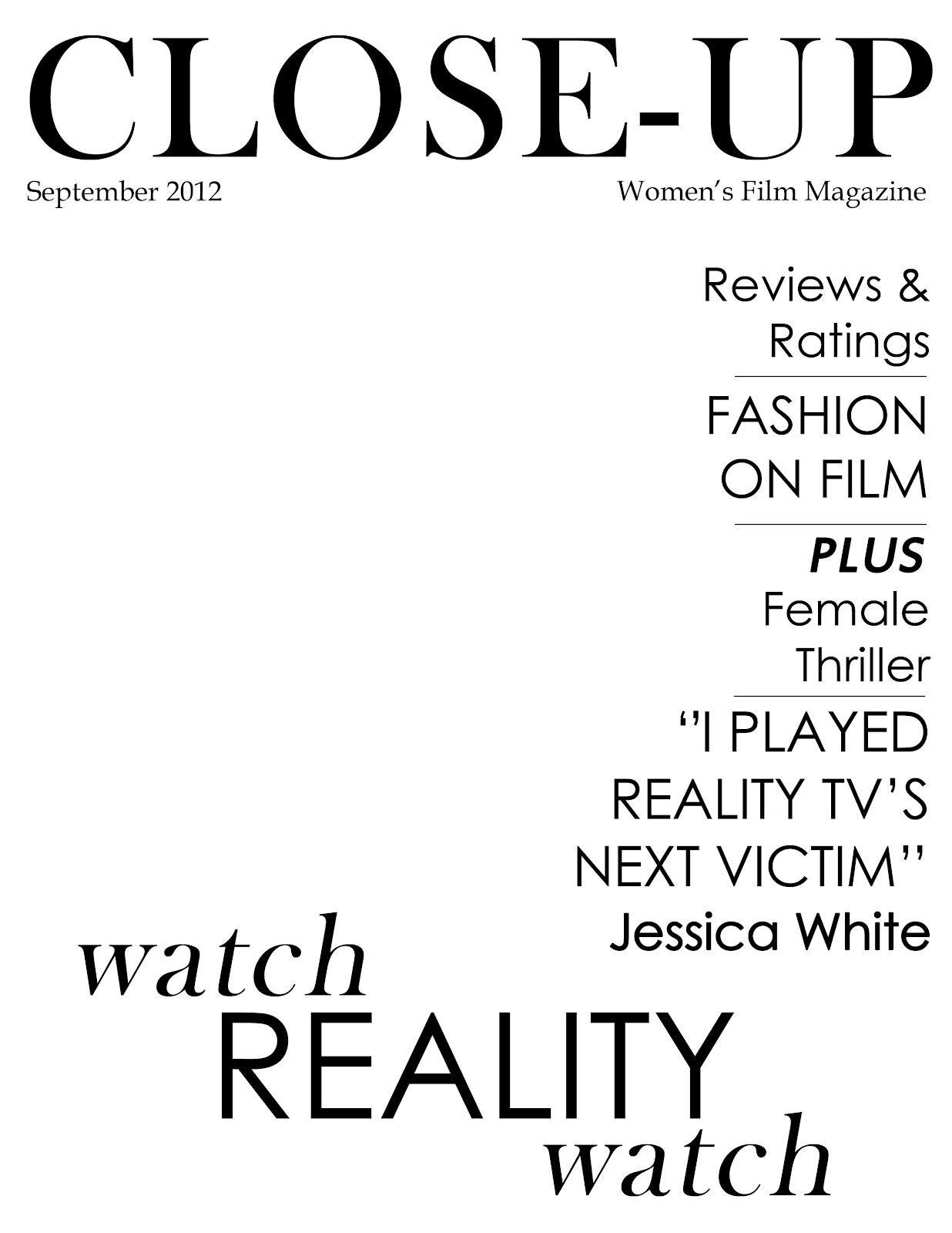 A2 Media Studies Kieron Marchese Magazine Cover Templates