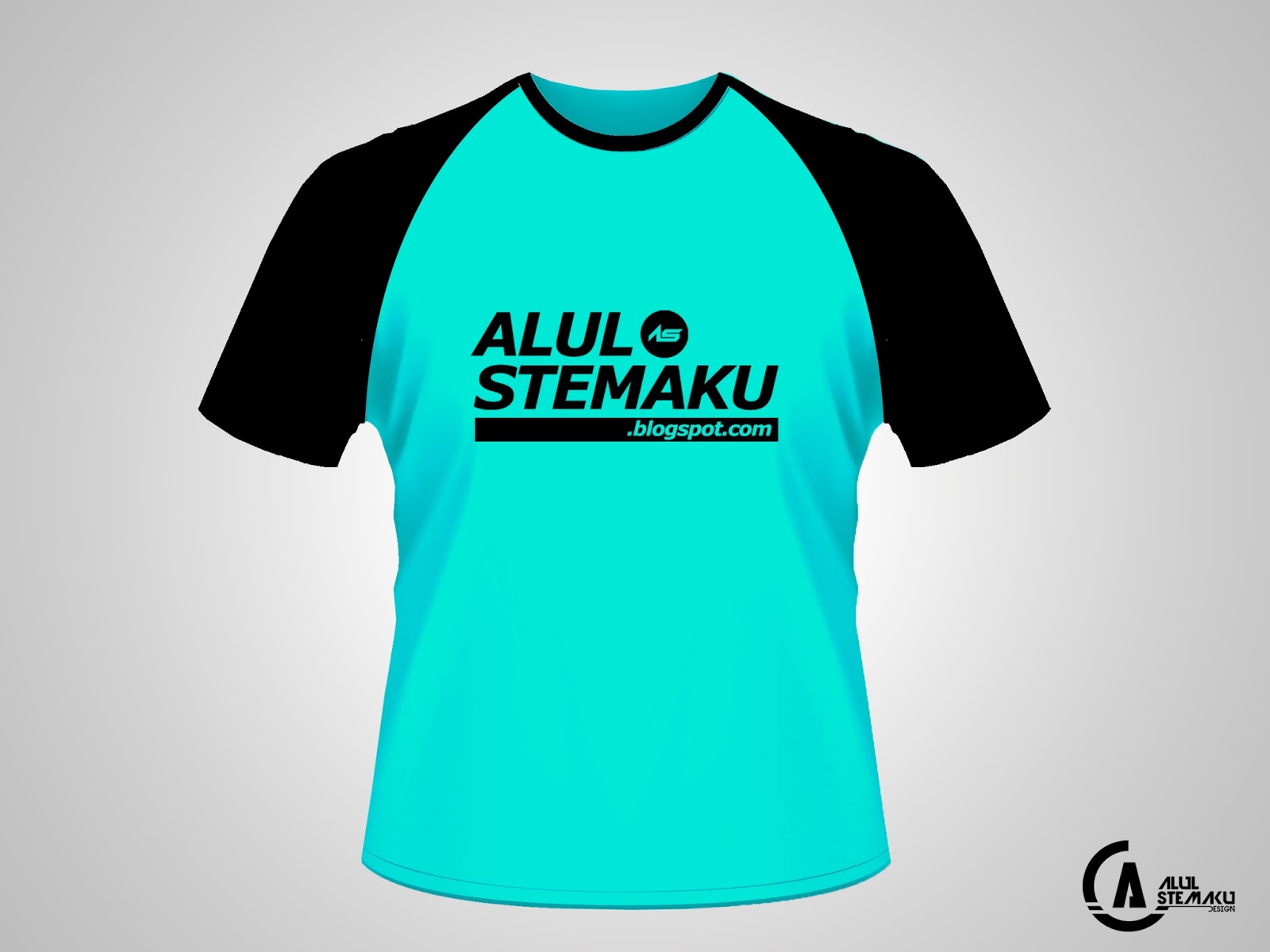 Download Gambar Desain Kaos Lengan Pendek (PSD) Alul Stemaku