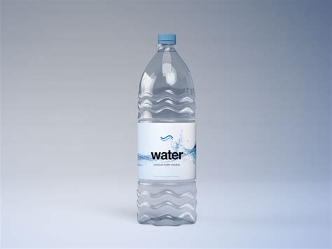Plastic Water Bottle Mockup Free&nbsp;Download