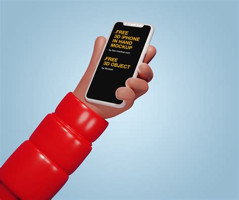 3D Hand Iphone&nbsp;Mockup