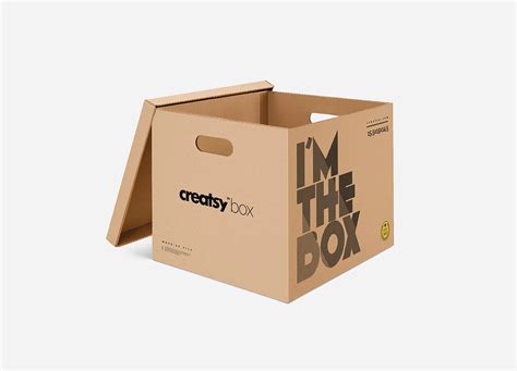 Moving Box Psd&nbsp;Mockup