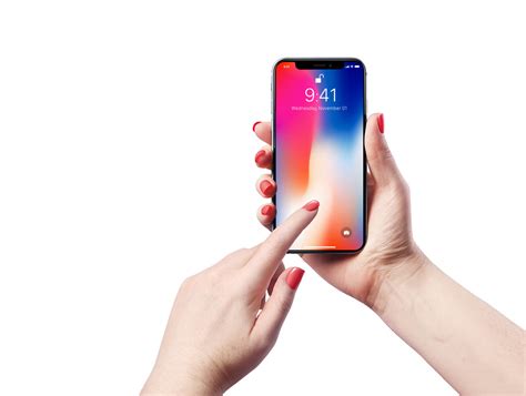 Mockup Iphone X Hand&nbsp;Free