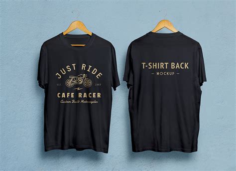 Shirt Mockup Free Front And&nbsp;Back