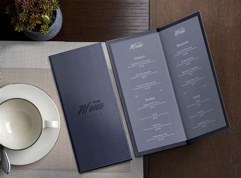 Free Restaurant Menu Mockups