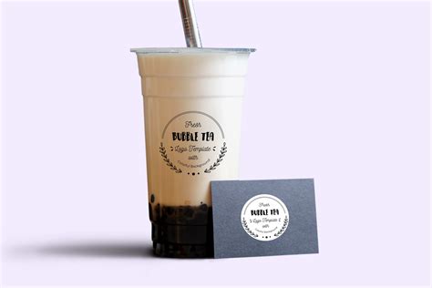 Boba Tea Mockup Free