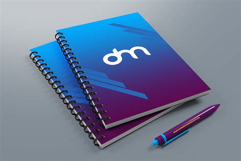 Spiral Notebook Mockup