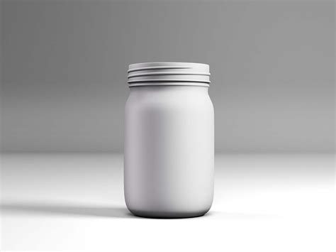 Free Plastic Jar&nbsp;Mockup