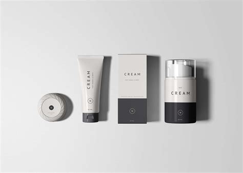 Cosmetic Packaging Mockup Free&nbsp;Download