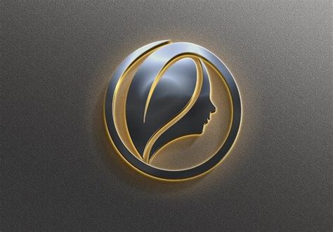 Silver Light Neon Logo&nbsp;Mockup