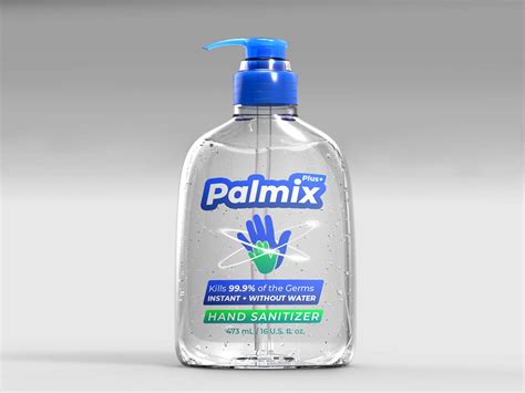 Hand Sanitizer Mockup&nbsp;Free