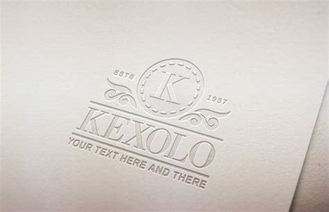 How To Create A Pressed Paper Logo Mockup In Adobe&nbsp;Photoshop