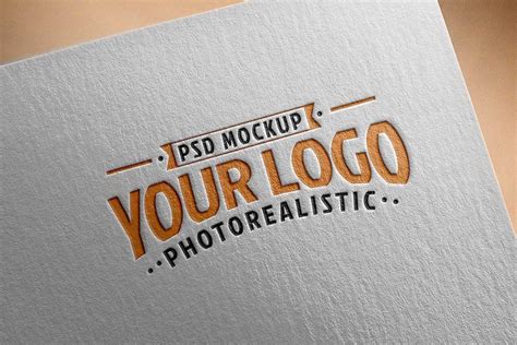 Logo Mockup Free Download&nbsp;Behance