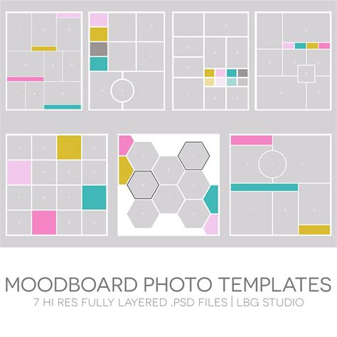 Moodboard Template Photoshop Free&nbsp;Download
